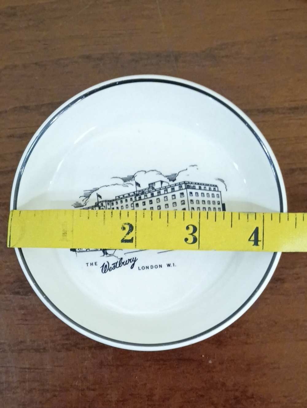 The Westbury Hotel, London, Trinket Dish - Vintage 60s - Picture 8 of 8